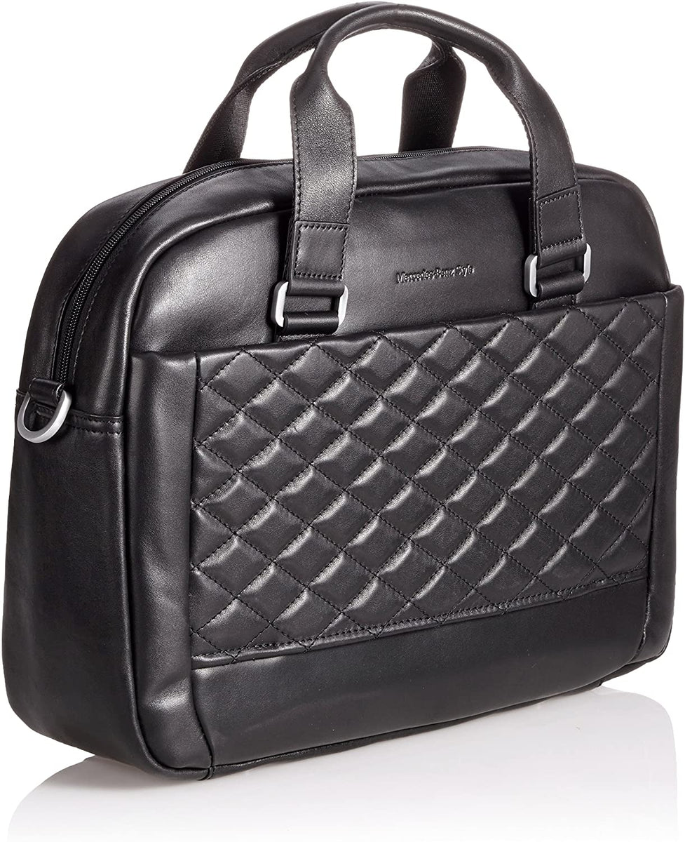 Mercedes Benz MBS06090101/DIAMONDS 3 BLACK leather bag – LUXOFORCE