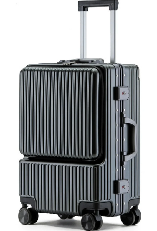 Aluminum frame Travel suitcases Universal wheel Trolley , carry on Luggage