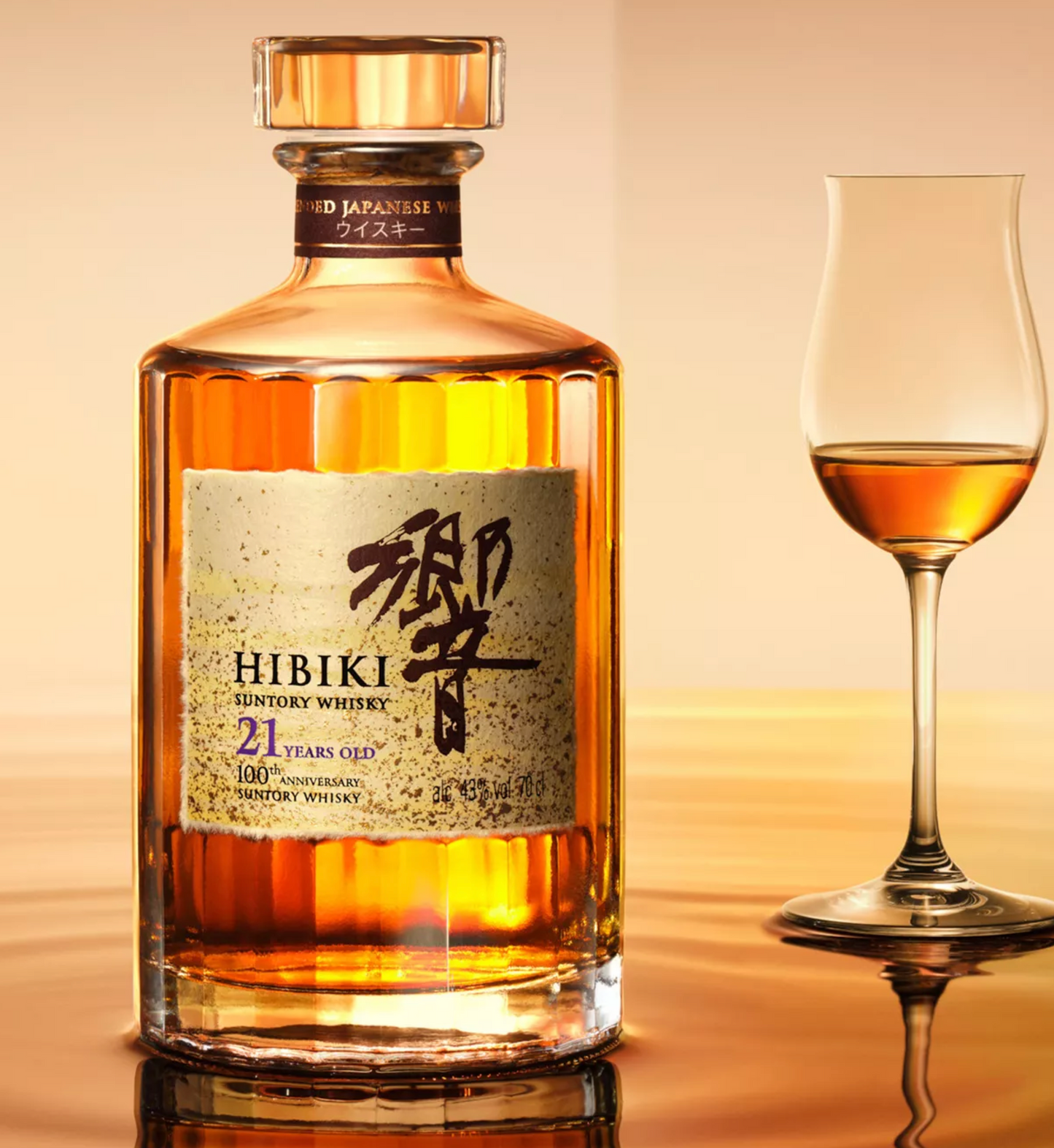 Suntory Hibiki 21 Year Old 100th Anniversary limited Edition Rare