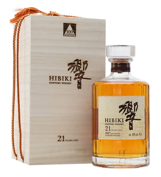 Suntory Hibiki 21 Year Old 100th Anniversary limited Edition Rare