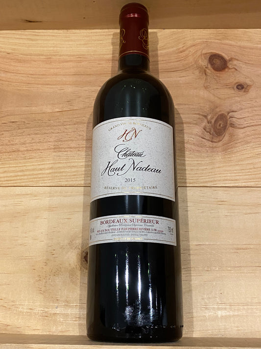 Château Haut Nadeau 2015 Bordeaux supérieur