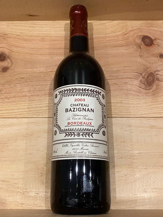 Château Bazignan 2003 Bordeaux