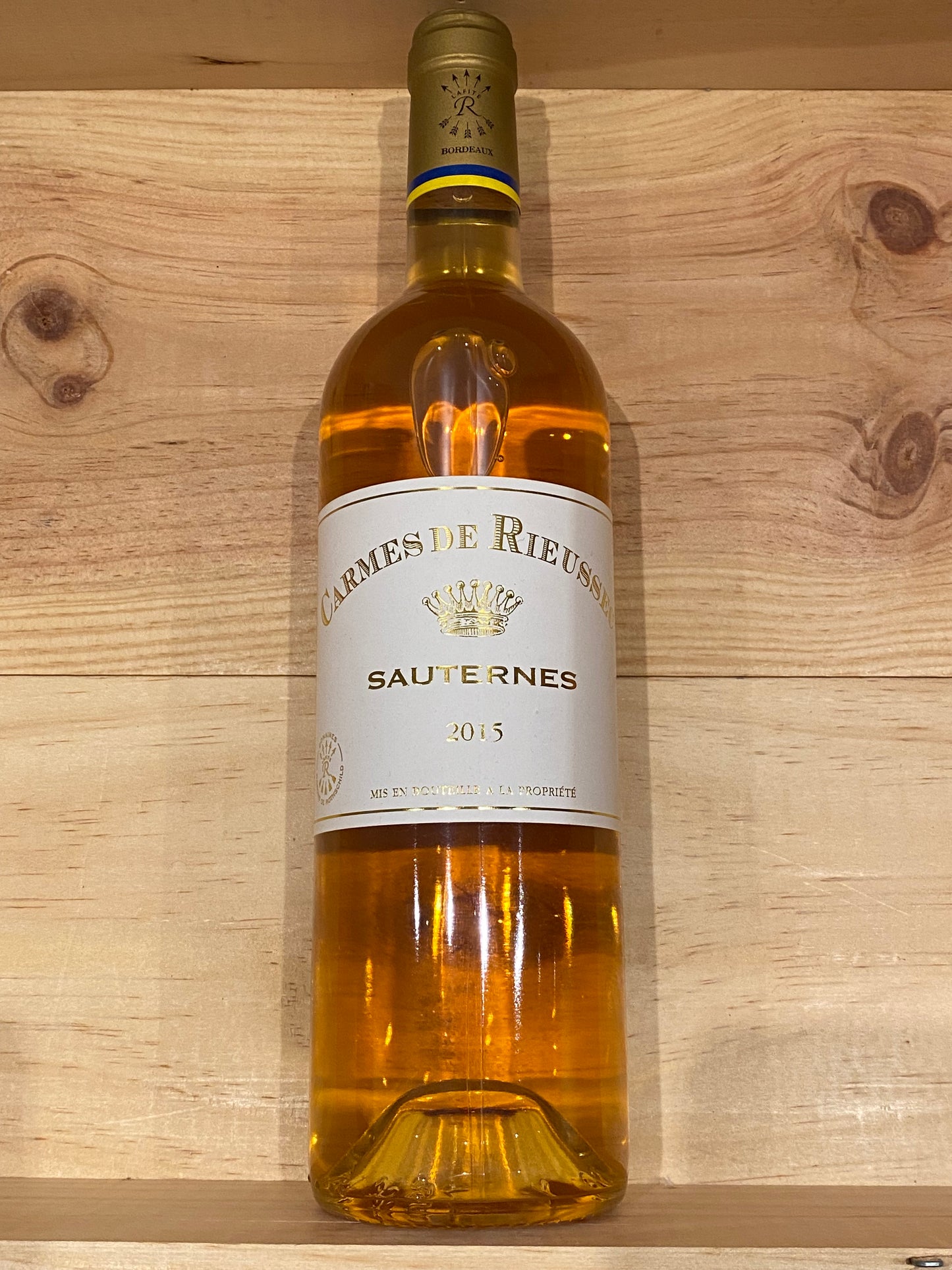 Carmes de Rieussec blanc - Sauternes 2015