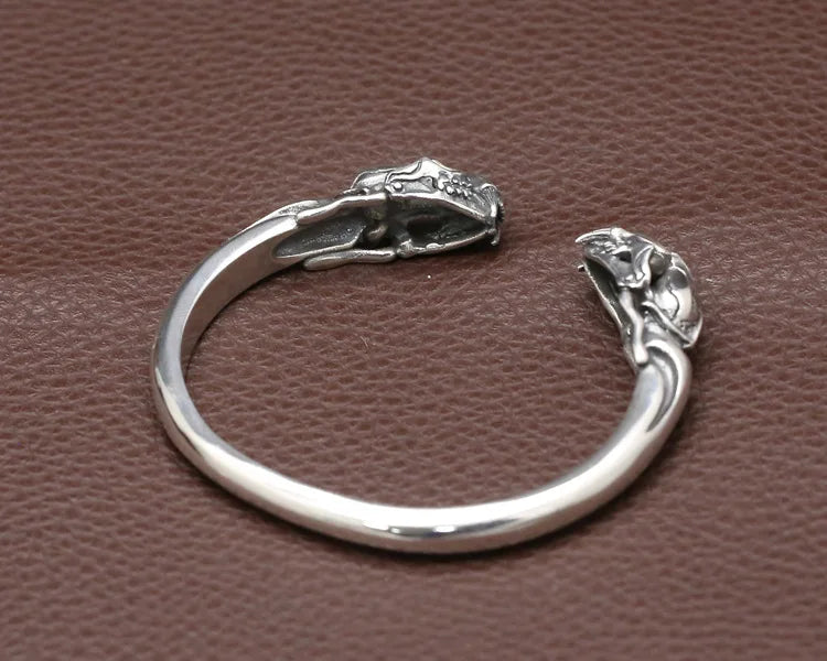 Snake Cuff Bracelet  S925 Sterling Silver