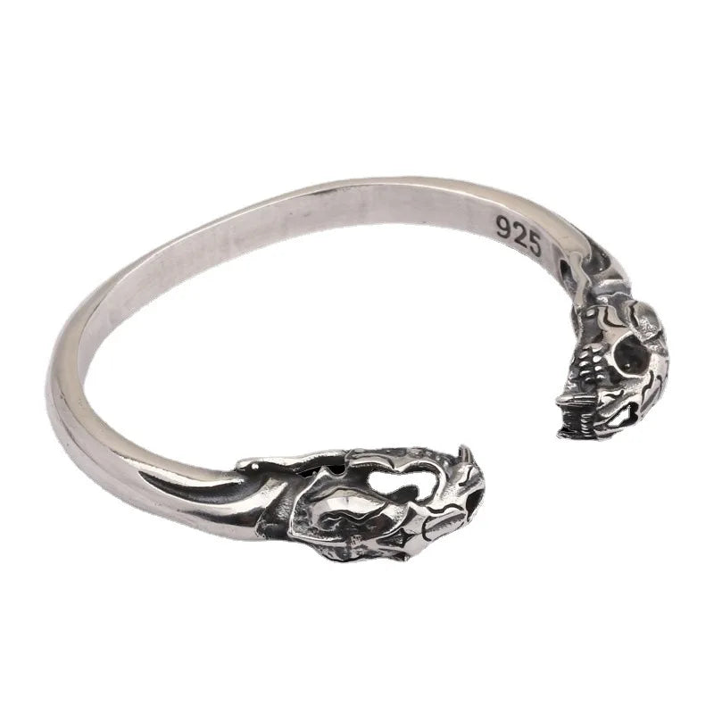 Snake Cuff Bracelet  S925 Sterling Silver