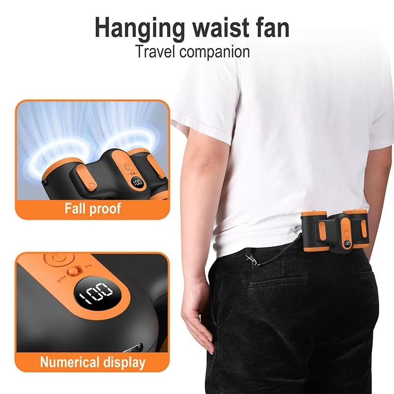 Portable Hanging waist Fan