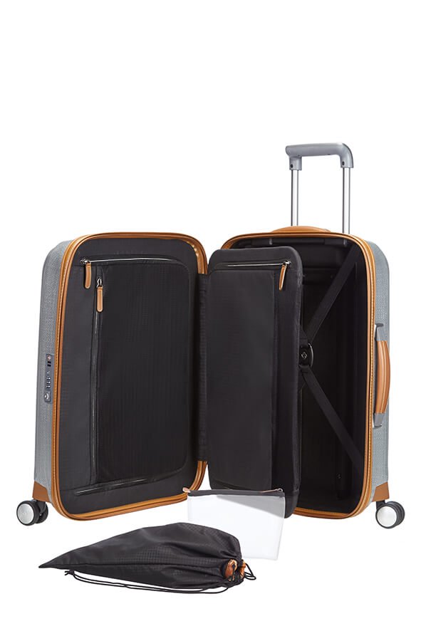 Samsonite LITE-CUBE DLX VALISE 4 ROUES 55CM