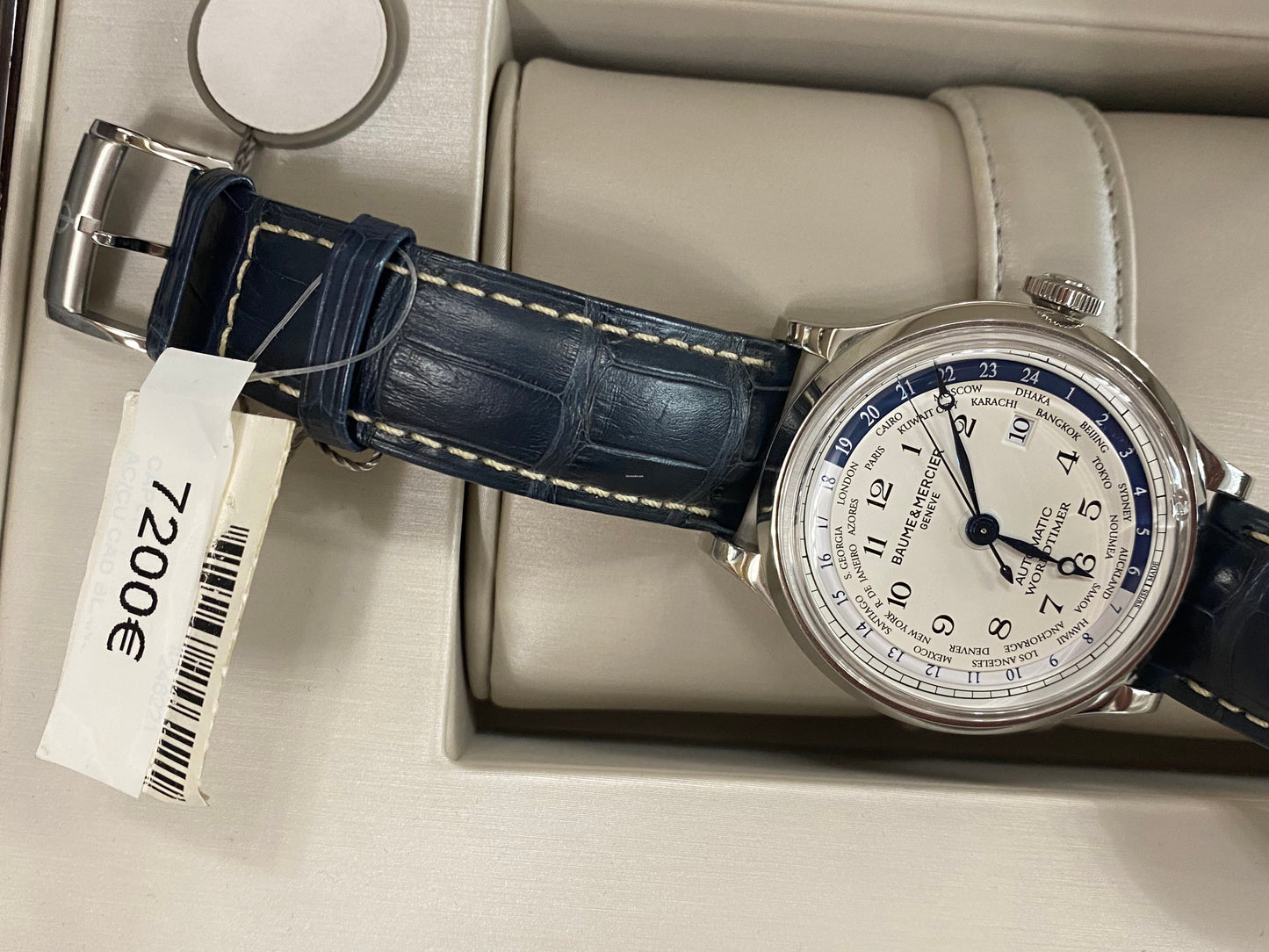 Baume & Mercier Capeland Worldtimer Stainless Steel M0A10106