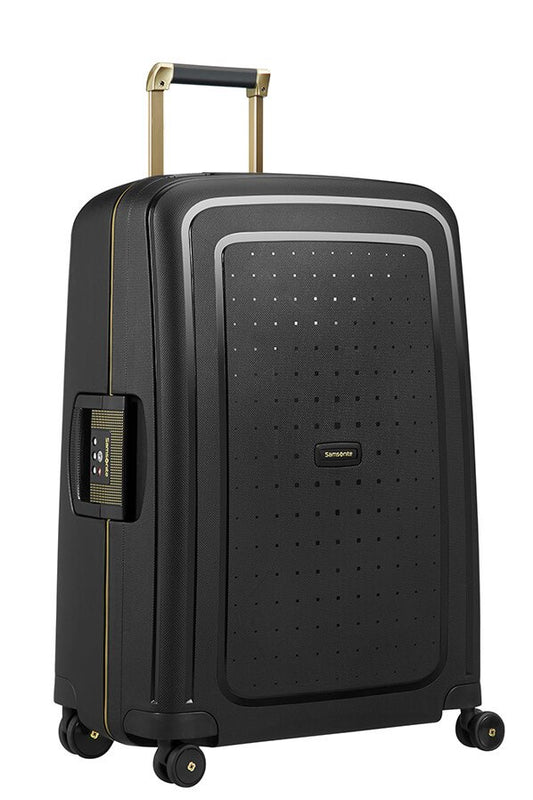 SAMSONITE S'CURE DLX VALISE 4 ROUES 69CM Black/Gold Deluscious