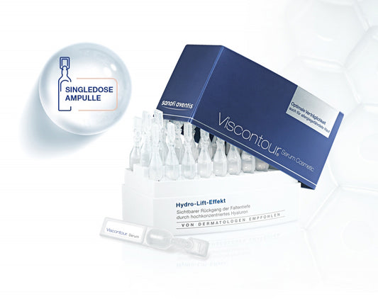 Viscontour Serum Cosmetic Ensemble de 30 ampoules de sérum