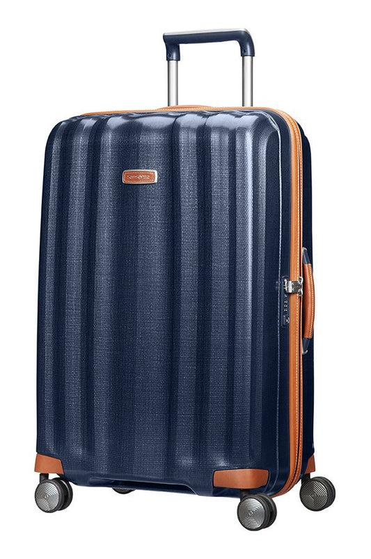 SAMSONITE LITE-CUBE DLX VALISE 4 ROUES 76CM BLEU NUIT