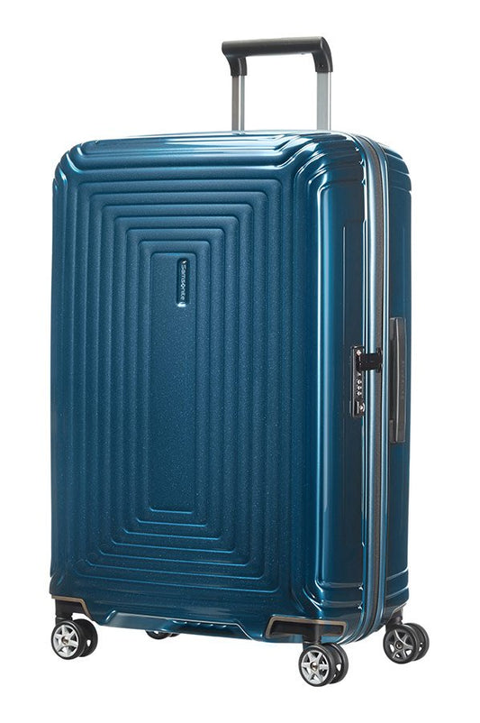 SAMSONITE NEOPULSE VALISE 4 ROUES 69CM Bleu métal