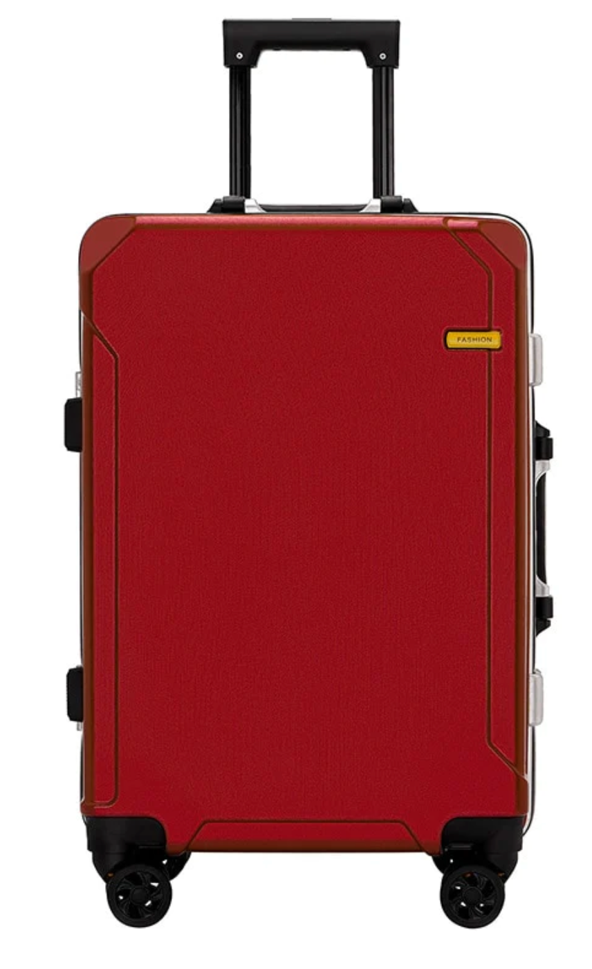 Popular Fashion Rolling Luggage 20&quot; 22&quot; 24&quot; 26&quot; Inch Brand Suitcase Men Aluminum Frame Travel Suitcase