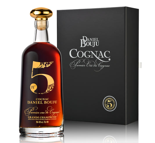 N°5 de Daniel Bouju 40% Vol. - 70 cl Sérigraphie or - Coffret