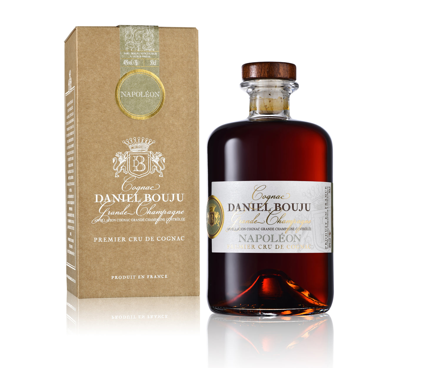 Daniel Bouju Cognac NAPOLEON Gamme 50 cl avec étui