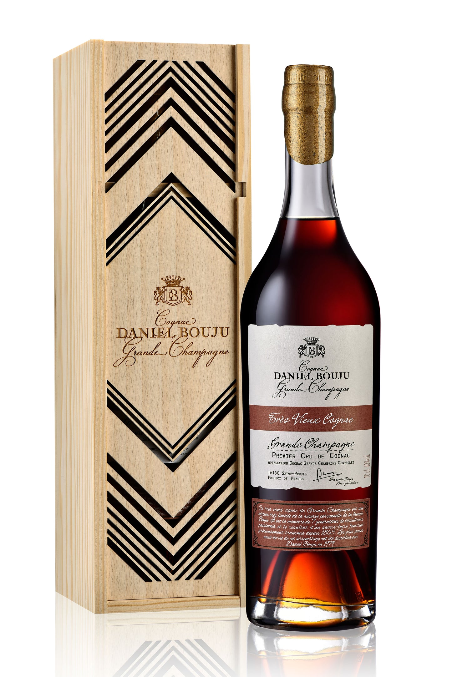 Daniel Bouju Cognac TRÈS VIEUX – 40% Vol