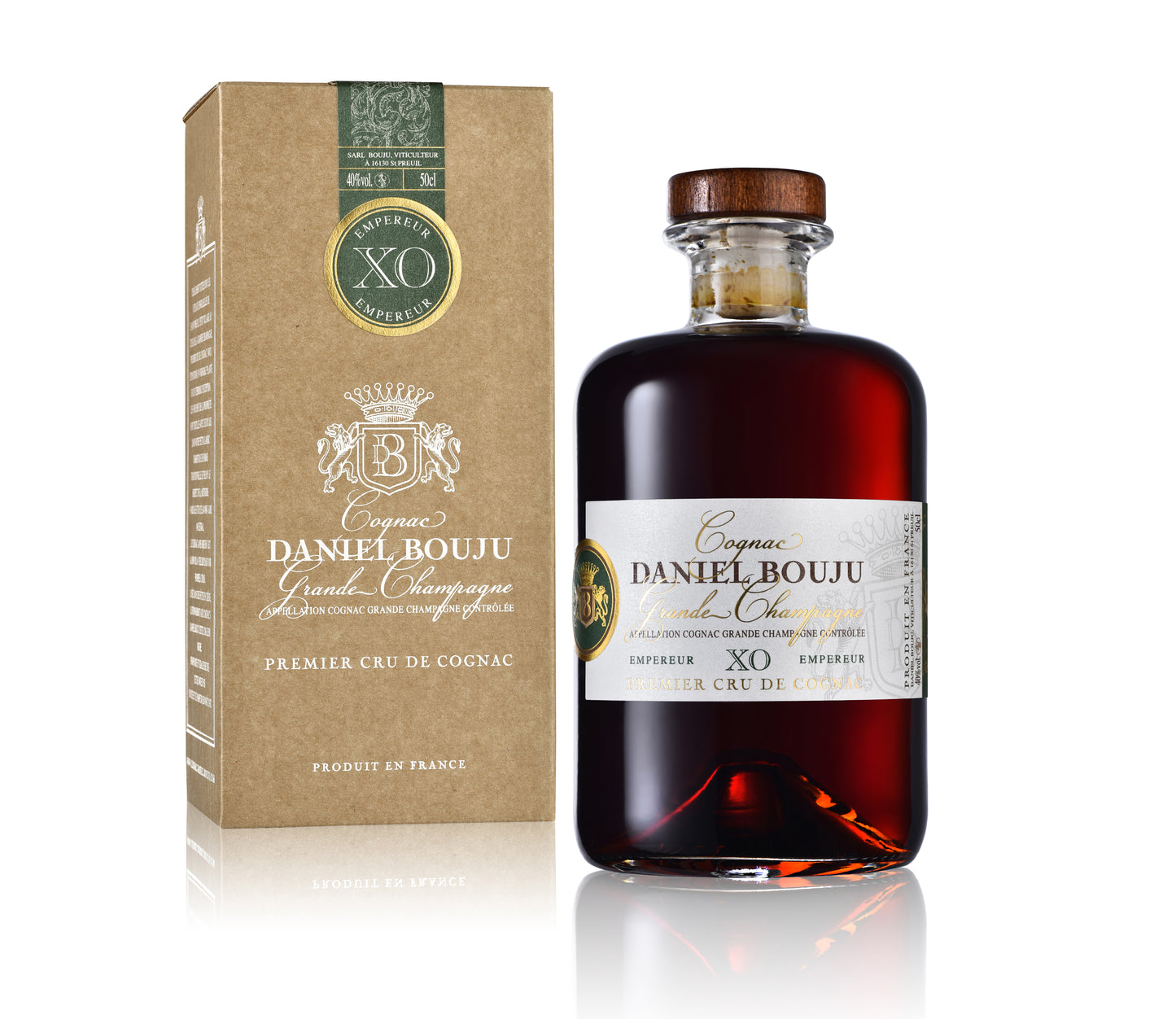 Daniel Bouju Cognac EMPEREUR X.O. Gamme 50 cl avec étui