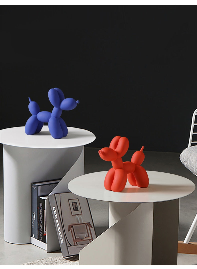 Balloon Dog Figurines For Interior Home Decor Nordic Modern Resin Animal Figurine Sculpture Statue Home Living Room Decoration