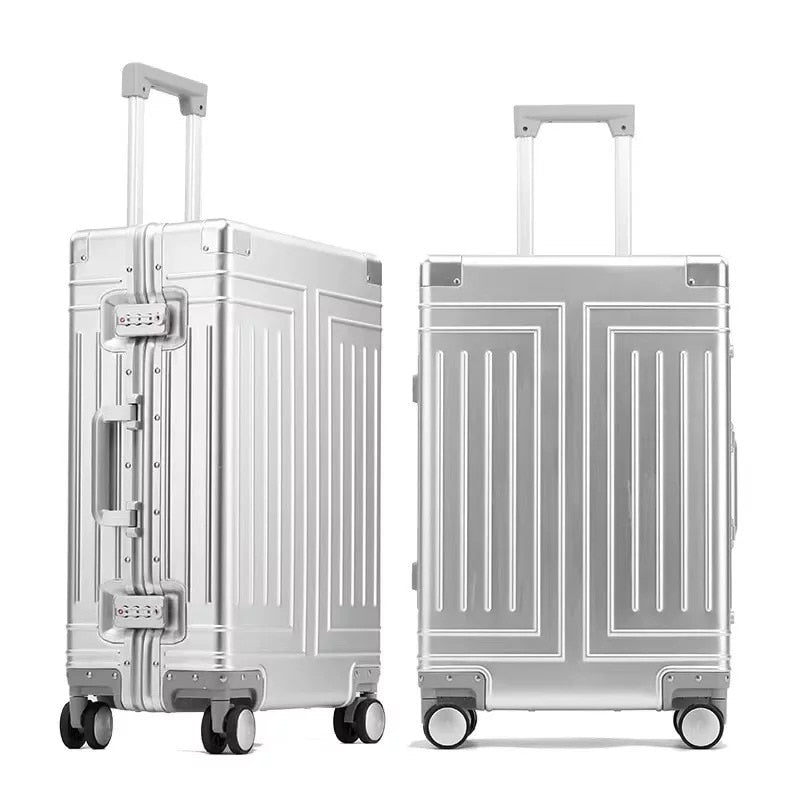 Travel Luggage High Quality 100% Aluminum Suitcase Trolley