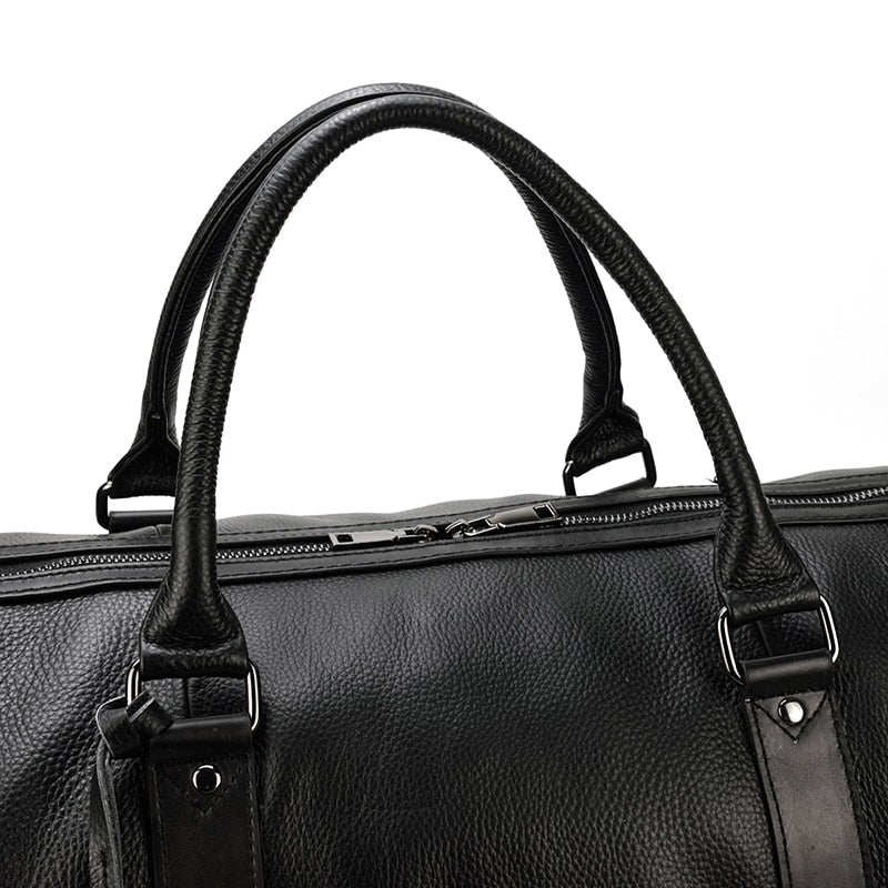 Luxury Genuine Leather Travel Bag Cow Leather