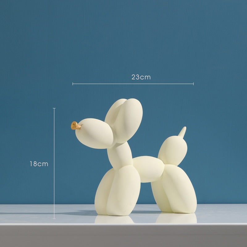 Balloon Dog Figurines For Interior Home Decor Nordic Modern Resin Animal Figurine Sculpture Statue Home Living Room Decoration