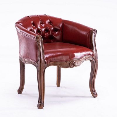 Sofa chair retro solid wood high-grade study chair