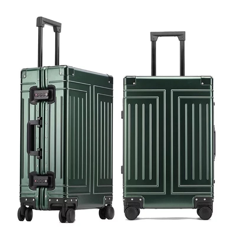 Travel Luggage High Quality 100% Aluminum Suitcase Trolley