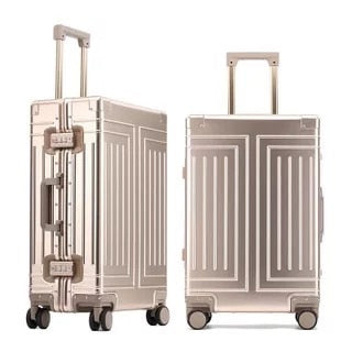 Travel Luggage High Quality 100% Aluminum Suitcase Trolley