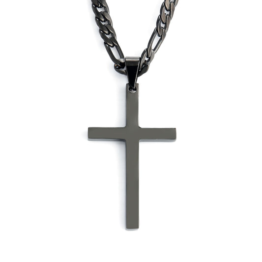 Cross Pendant Necklaces For Men, Fashion Chain 316L Stainless Steel
