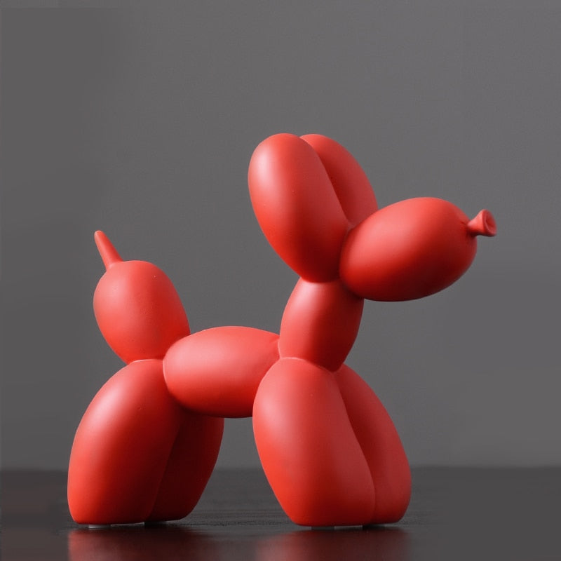 Balloon Dog Figurines For Interior Home Decor Nordic Modern Resin Animal Figurine Sculpture Statue Home Living Room Decoration