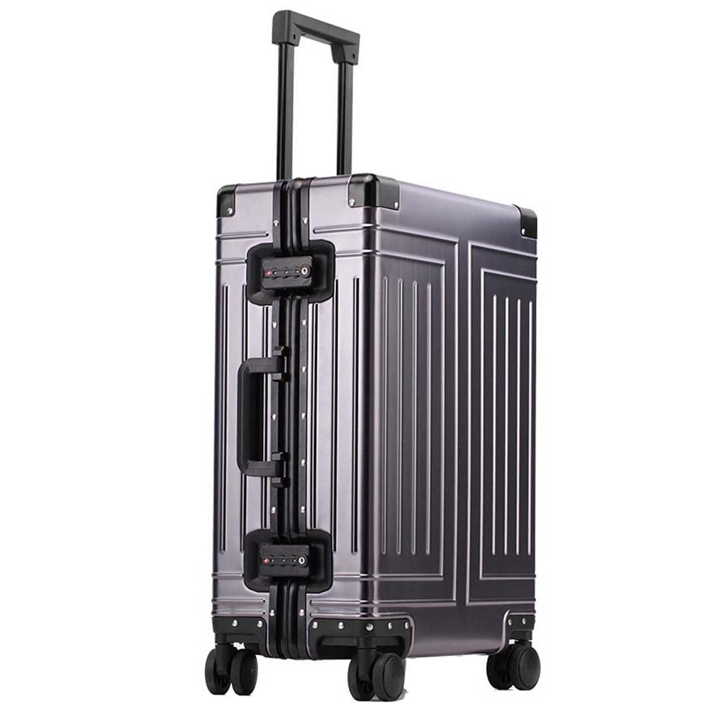 Travel Luggage High Quality 100% Aluminum Suitcase Trolley