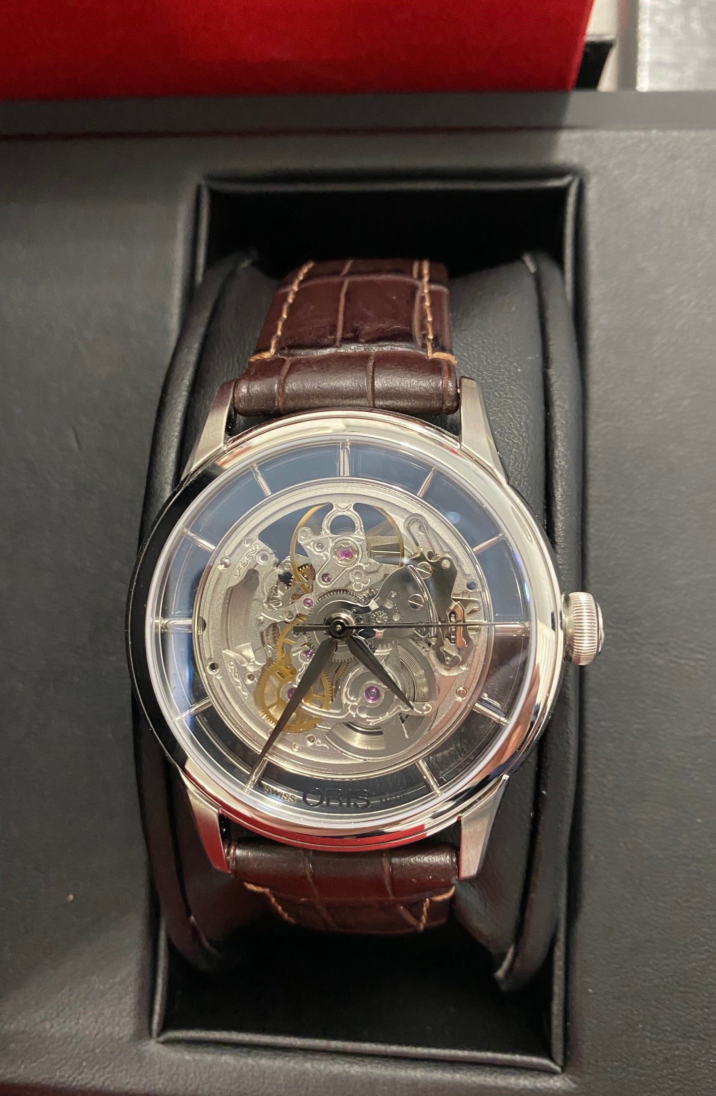 Oris Artelier Translucent Skeleton