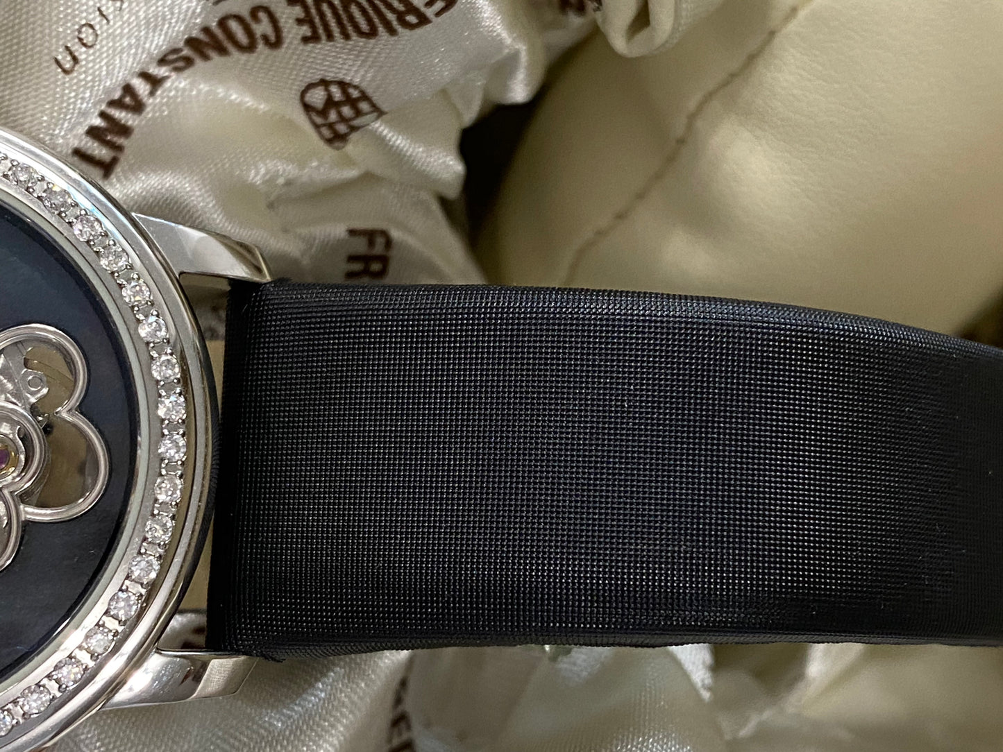 Frederique Constant Ladies Automatic Double Heart Beat 34 mm FC-310BDHB2PD6 with diamonds