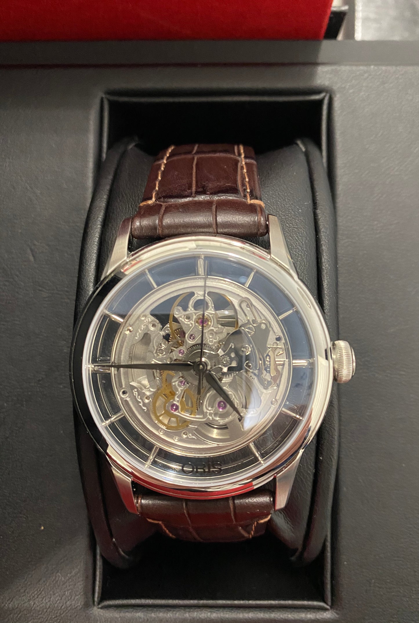 Oris Artelier Translucent Skeleton