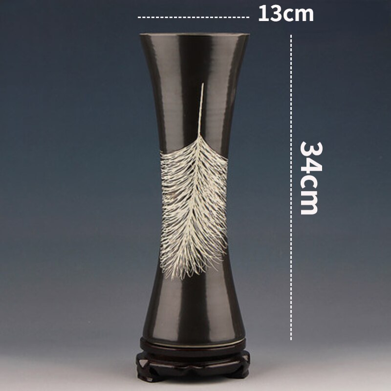 Home Decor Ceramic Vase Modern Angel Feather Water Drop Vase Living Room Decoration Decoration Flower Arrangement Vase