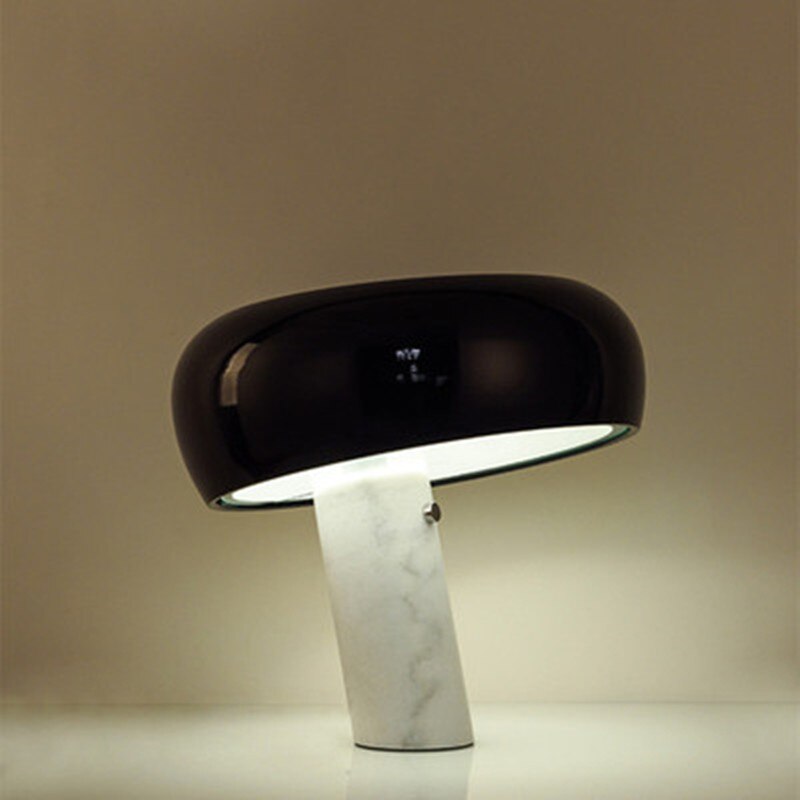 Mushroom Table Lamp marble style LED Desk Light