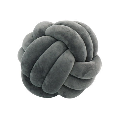 Hand Knot Cushion Sofa  Handmade Knotted Ball