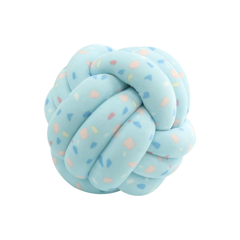 Hand Knot Cushion Sofa  Handmade Knotted Ball