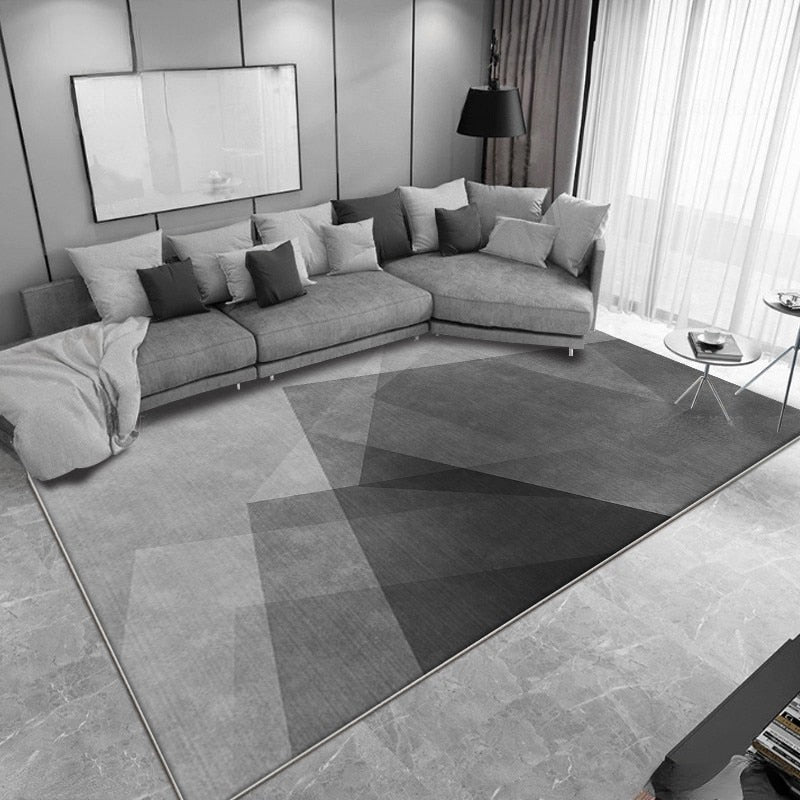 Nordic Marble Geometry Carpet