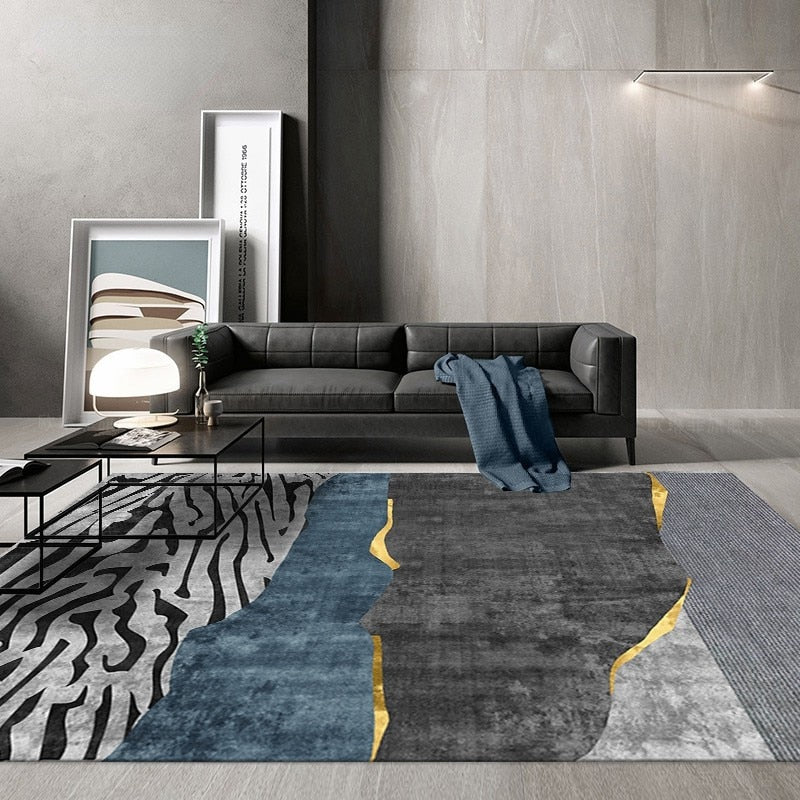 Nordic Marble Geometry Carpet