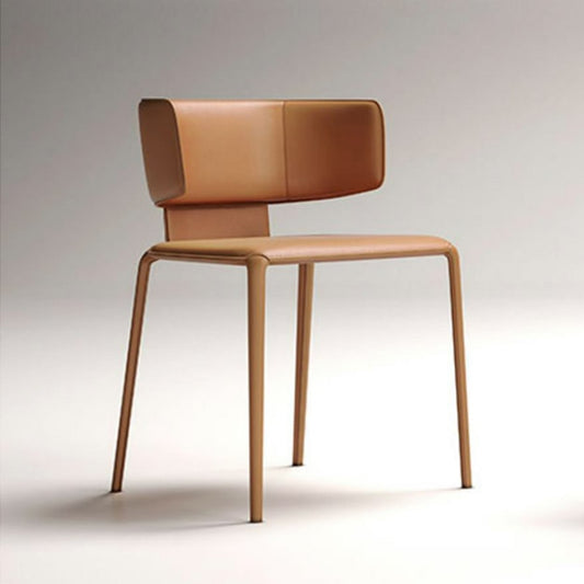 Italian minimalist dining chairs, modern style