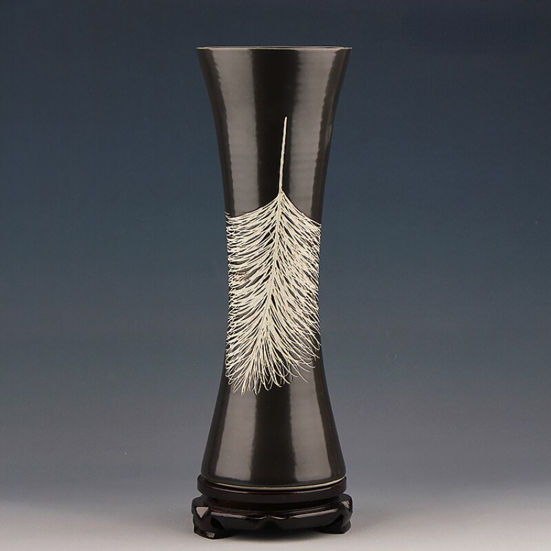 Home Decor Ceramic Vase Modern Angel Feather Water Drop Vase Living Room Decoration Decoration Flower Arrangement Vase