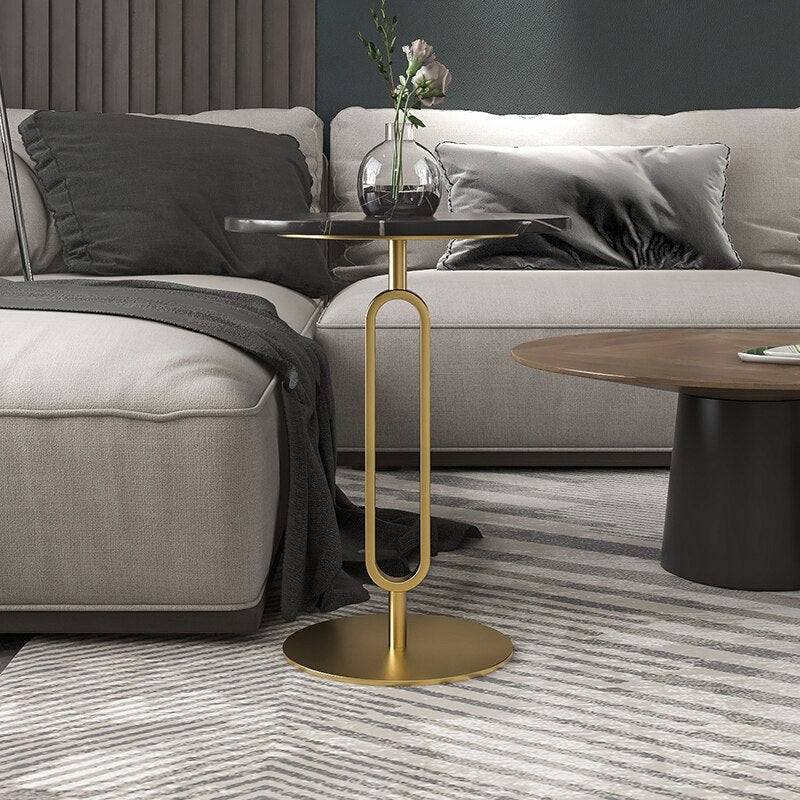 Nordic Living Room Coffee Table Metal and Marble style,  Modern Furniture