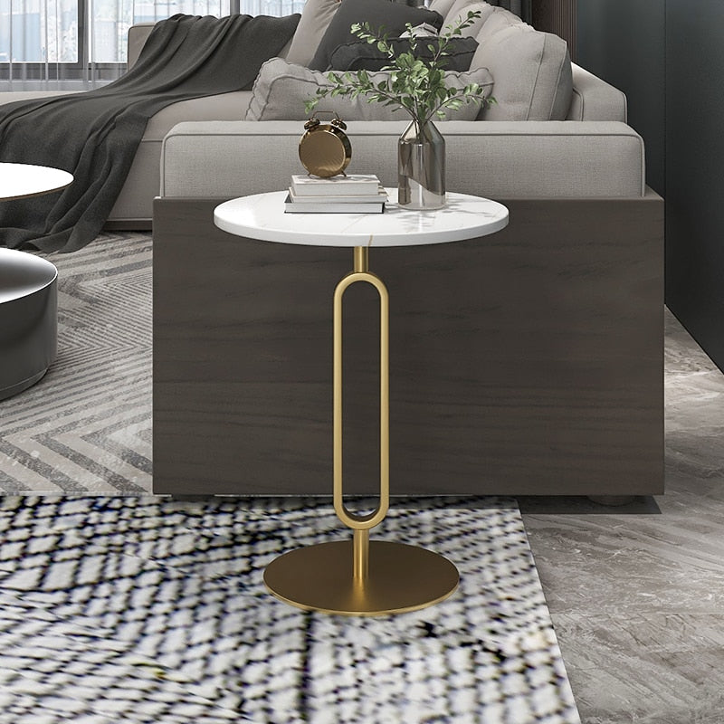 Nordic Living Room Coffee Table Metal and Marble style,  Modern Furniture