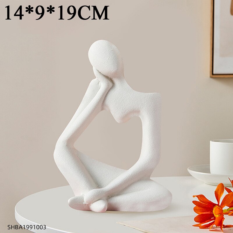 Nordic Light Luxury Vase Ceramic Thinker