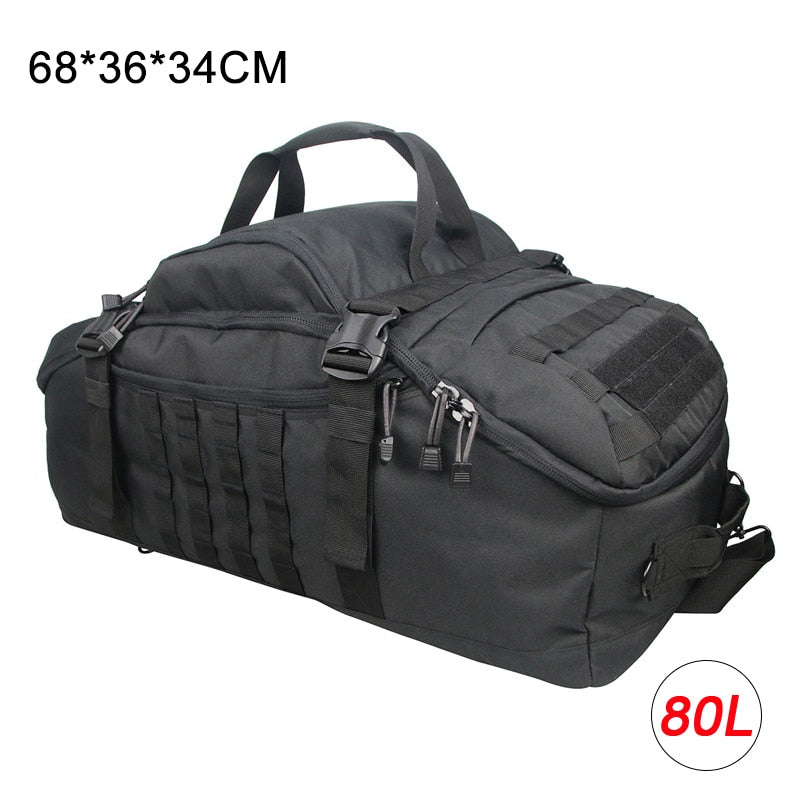 40L 60L Men Army Sport Gym Bag Military Tactical Waterproof Backpack , Molle Camping Backpacks , Sports Travel Bags