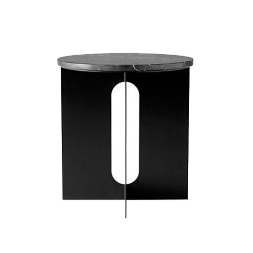 Bedroom Side Table, Luxury Small Metal Round Table