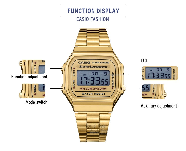 Casio watch for women 7 years of electricity top brand lLED lighting stopwatch2021digital quartz Sport Watch relogio masculino