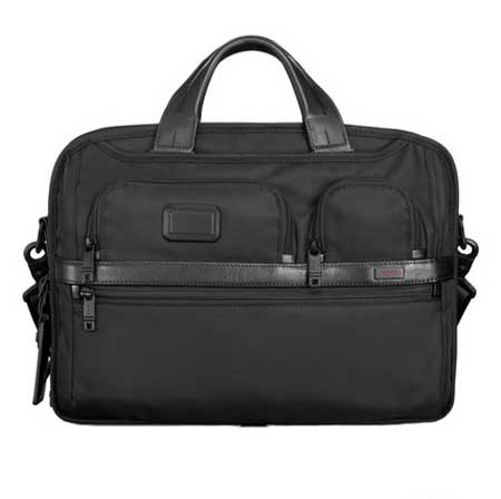 Tumi Alpha 2 T-Pass Noir Mi-écran pour ordinateur portable Mémoire Slim - 26516