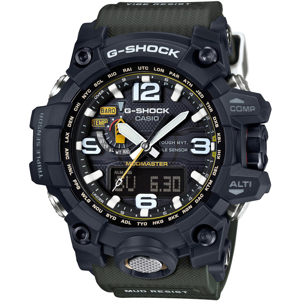 Casio G-Shock Mudmaster Black/Khaki GWG-1000-1A3